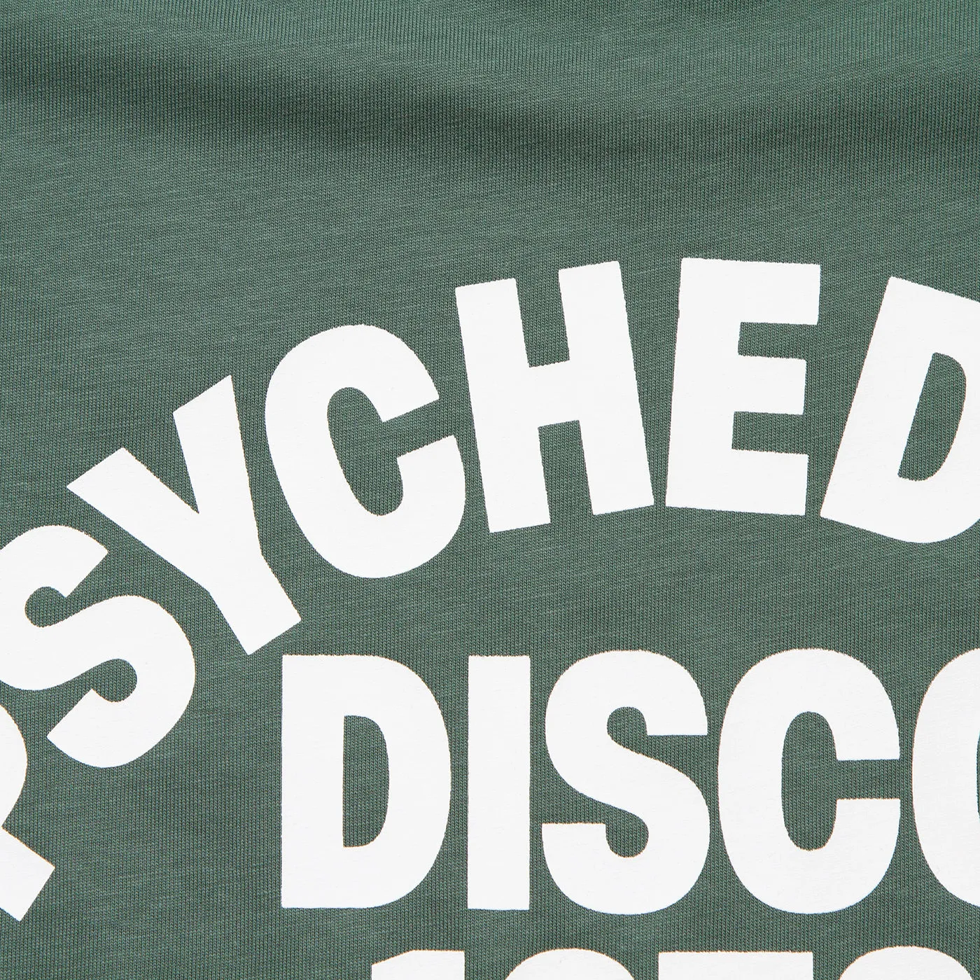 1972 Psychedelic Disco Back Print - Tshirt - Green