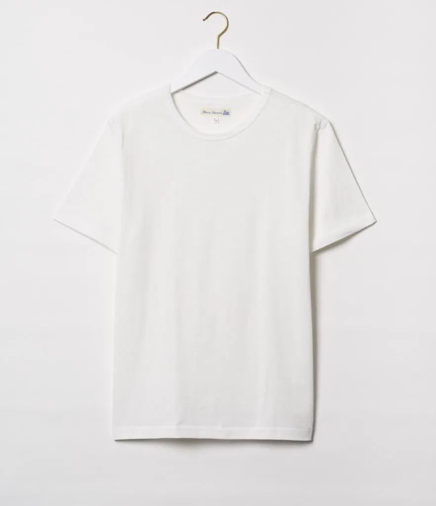 215 Loop Wheeled T-shirt | White