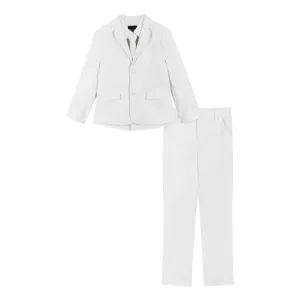 4-piece Suit Set (size 8-14 Years) | White