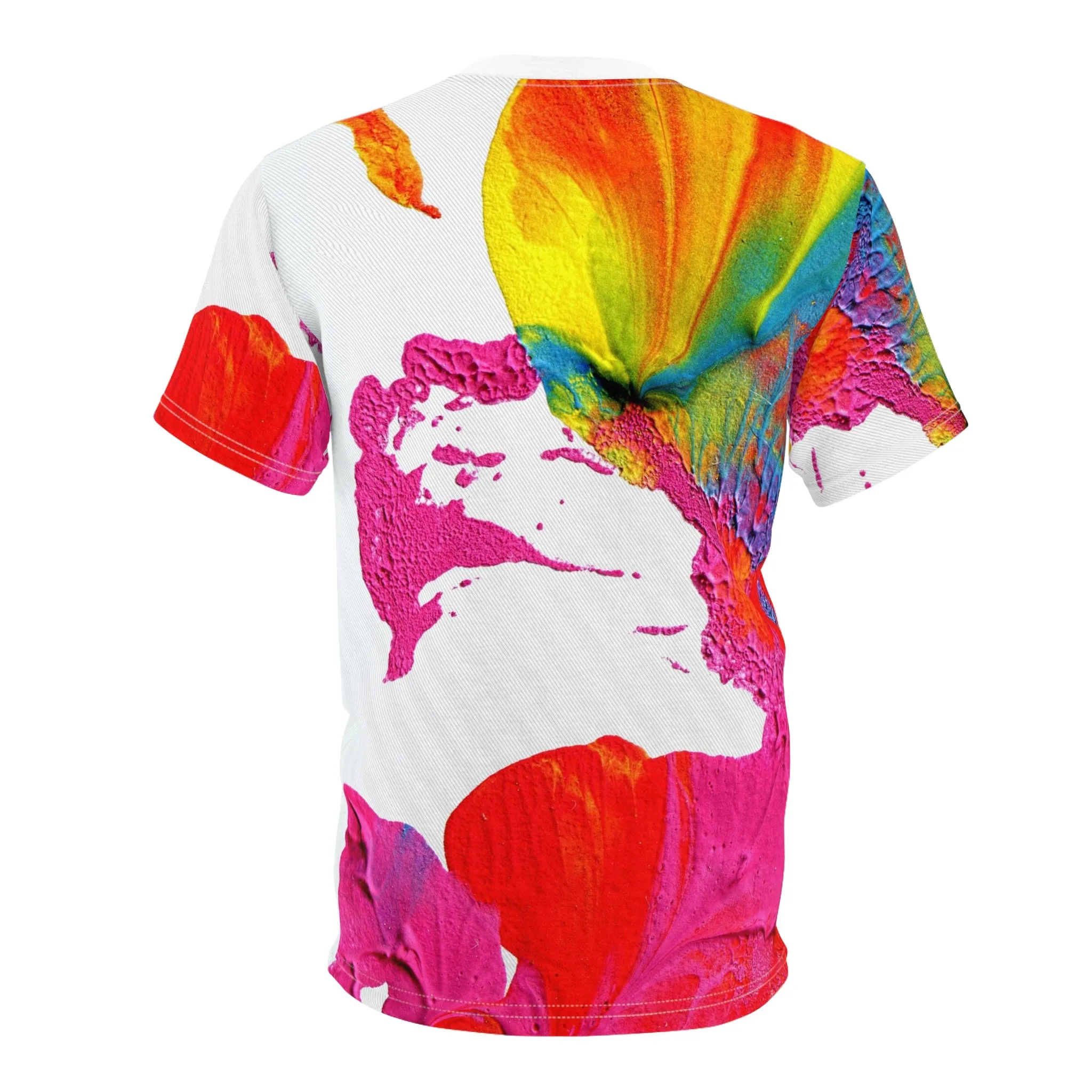 Abstract Paint T-Shirt Unisex All Over Print Tee Colorful Unisex T-Shirt | 1003