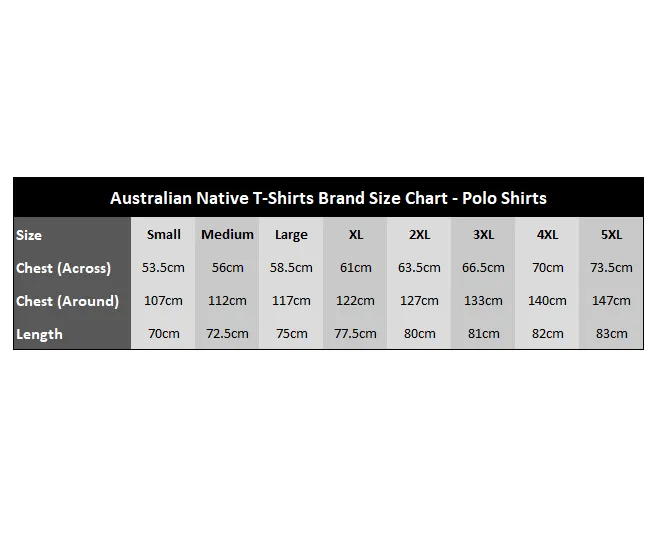 Acknowledgement of Country Aboriginal Flag Sports Polo (Black with Red Sides)