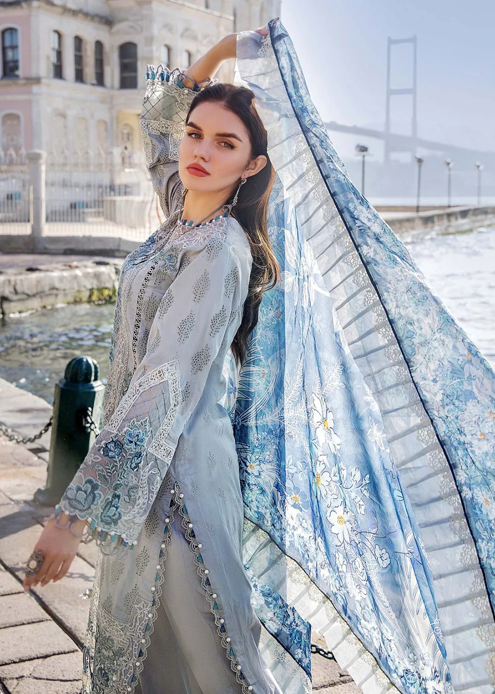 Adan's Libas Embroidered Lawn 2024 by Irha Zia | 5554