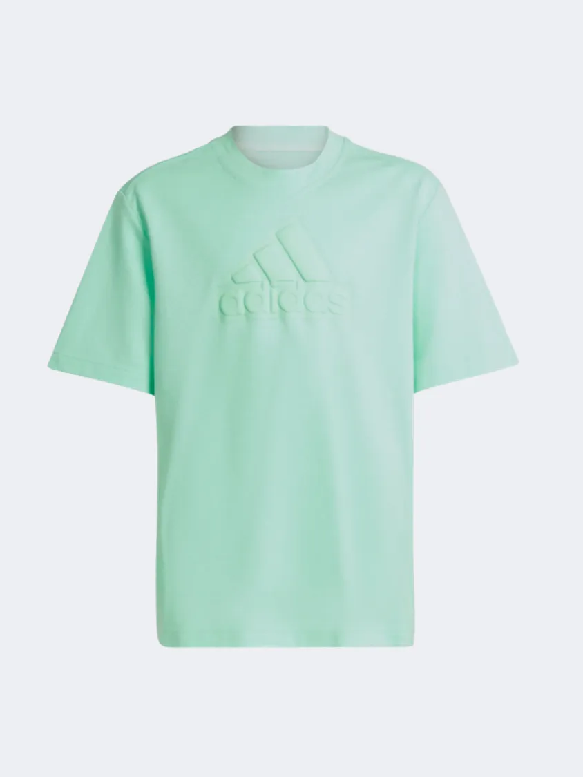 Adidas Future Icons Logo Piqu&#233; Gs Sportswear T-Shirt Easy Green