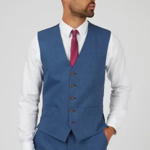 Antique Rogue Blake blue Waistcoat