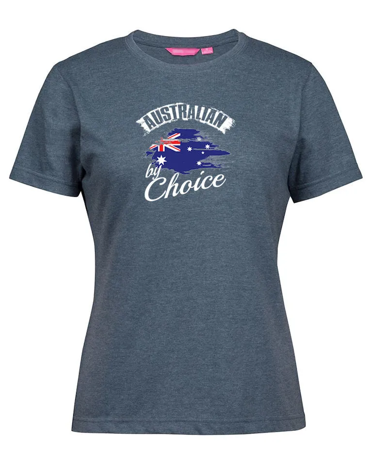 Australian By Choice Ladies Citizenship T-Shirt (Various Colours)