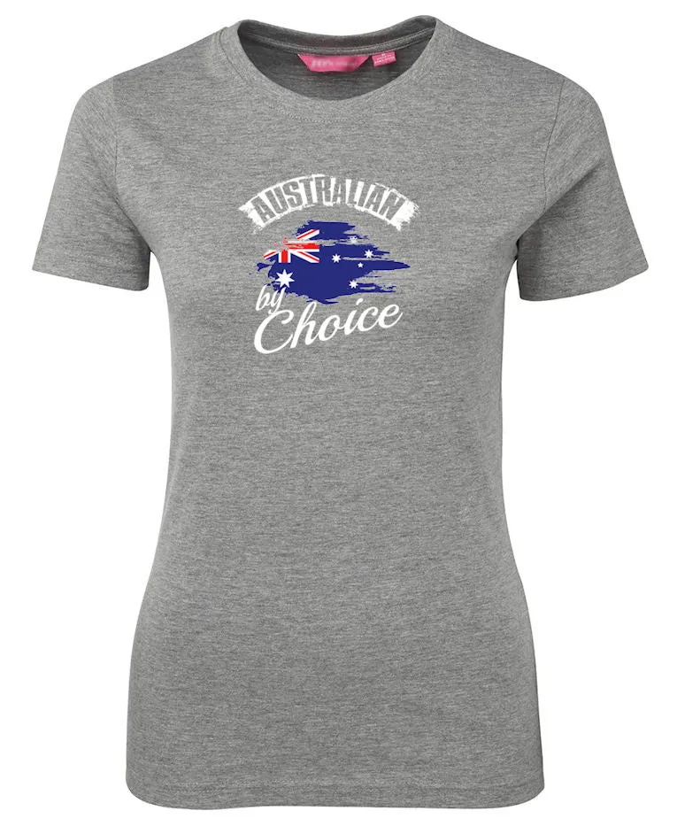 Australian By Choice Ladies Citizenship T-Shirt (Various Colours)