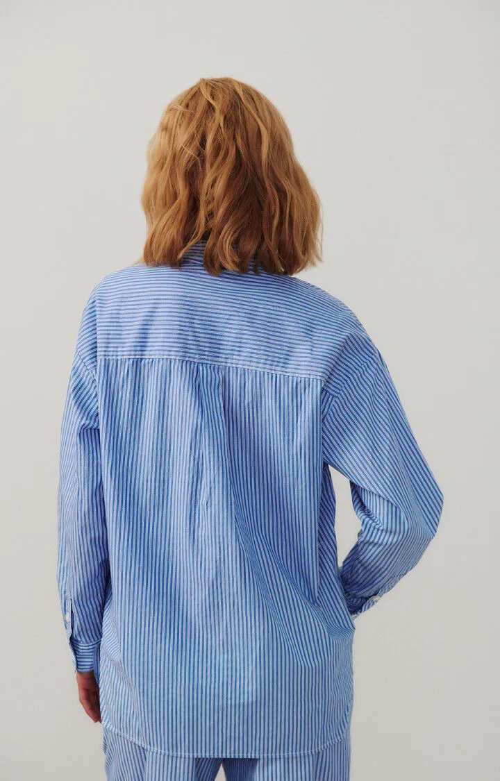 AV Zatybay Striped Shirt in Aqua