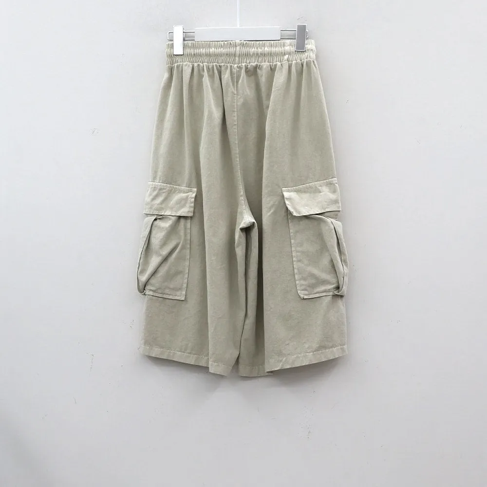 Banded Loose Fit Cargo Shorts CY18