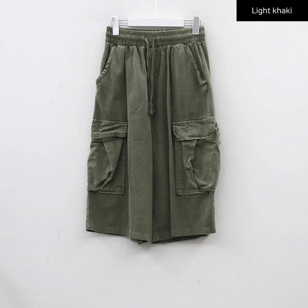 Banded Loose Fit Cargo Shorts CY18