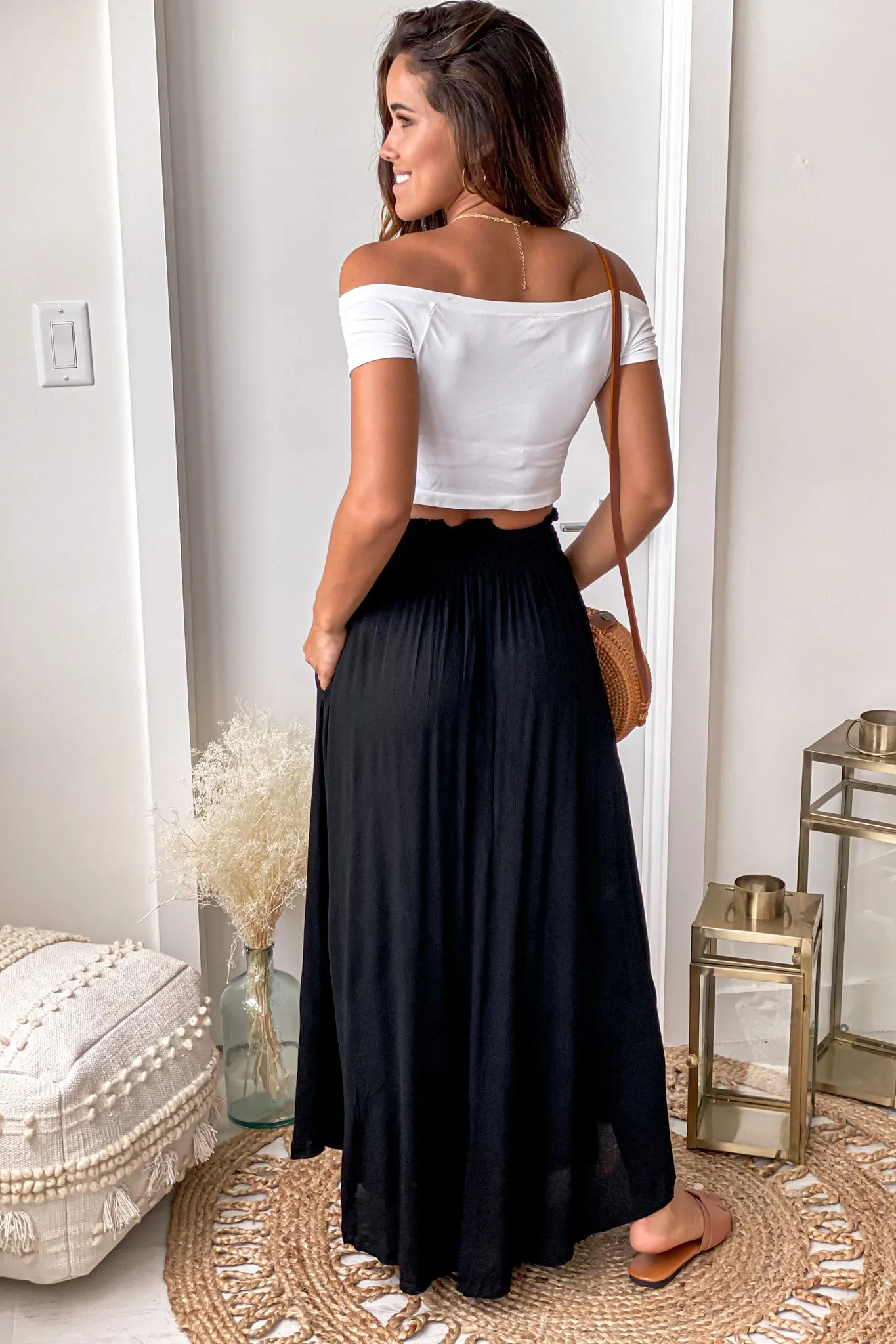 Black Long Skirt