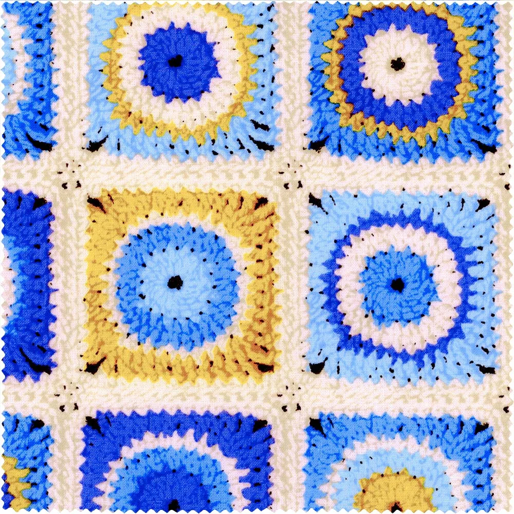 Blue Sunflower Crochet