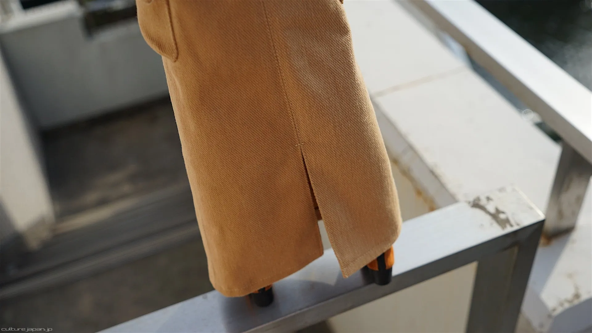 Box Pleat Long Skirt