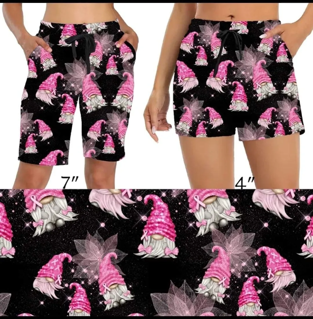 Breast Cancer Awareness Leggings, Capris, Lounge Pants and shorts