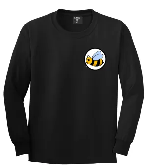 Bumble Bee Chest Mens Long Sleeve T-Shirt