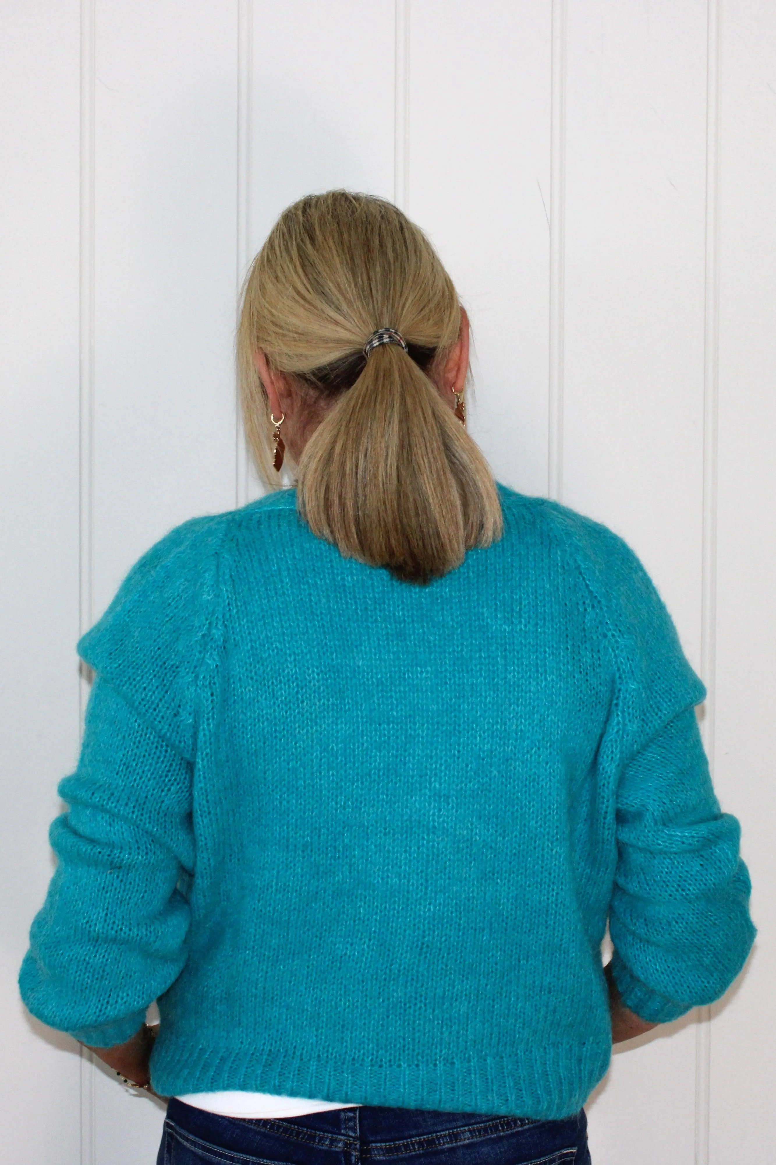 Cardigan | Turquoise