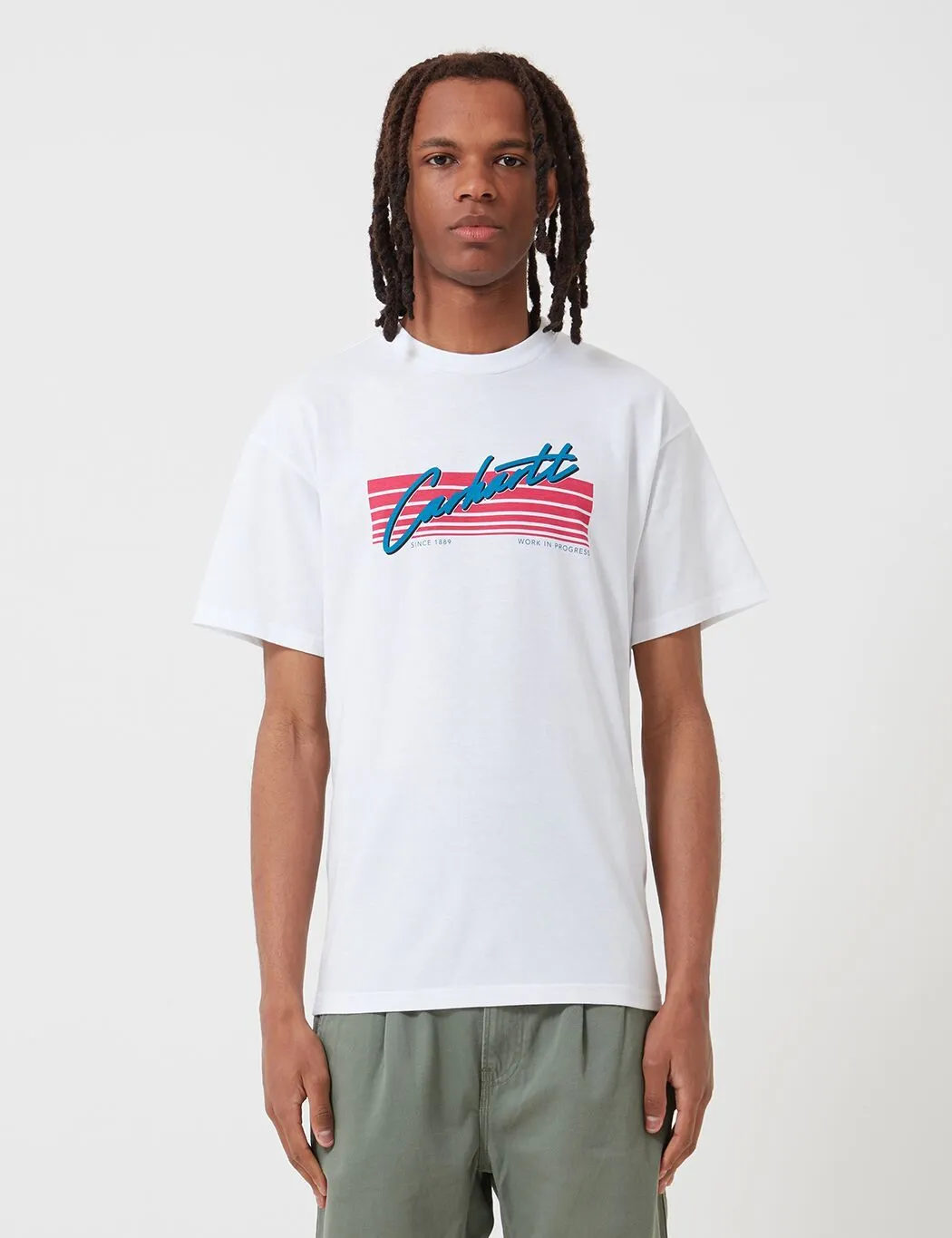 Carhartt-WIP Horizon Script T-Shirt - White