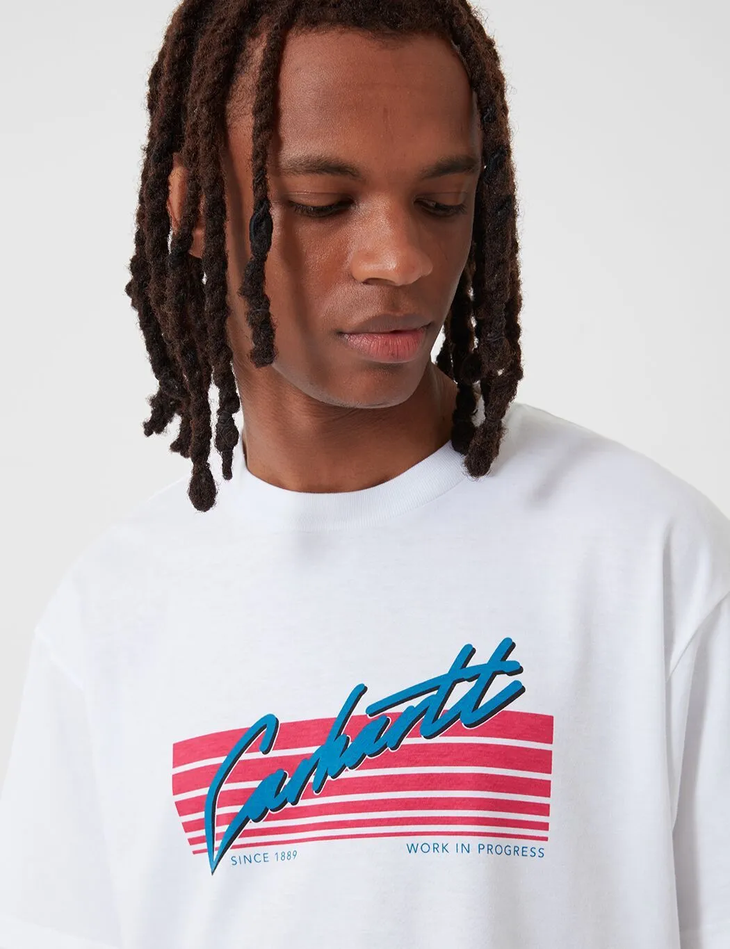 Carhartt-WIP Horizon Script T-Shirt - White