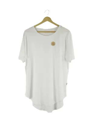 Casa Amuk White Cotton Saddle Hem T-Shirt 8 | BNWT