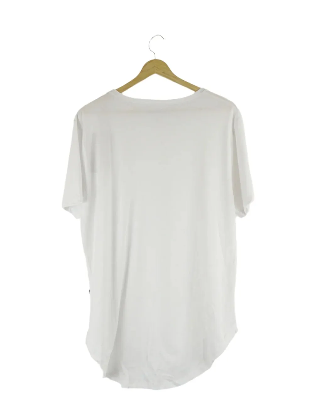 Casa Amuk White Cotton Saddle Hem T-Shirt 8 | BNWT