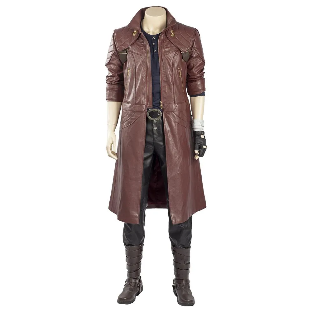 Devil May Cry 5 Dante Cosplay Brown Shoes Boots