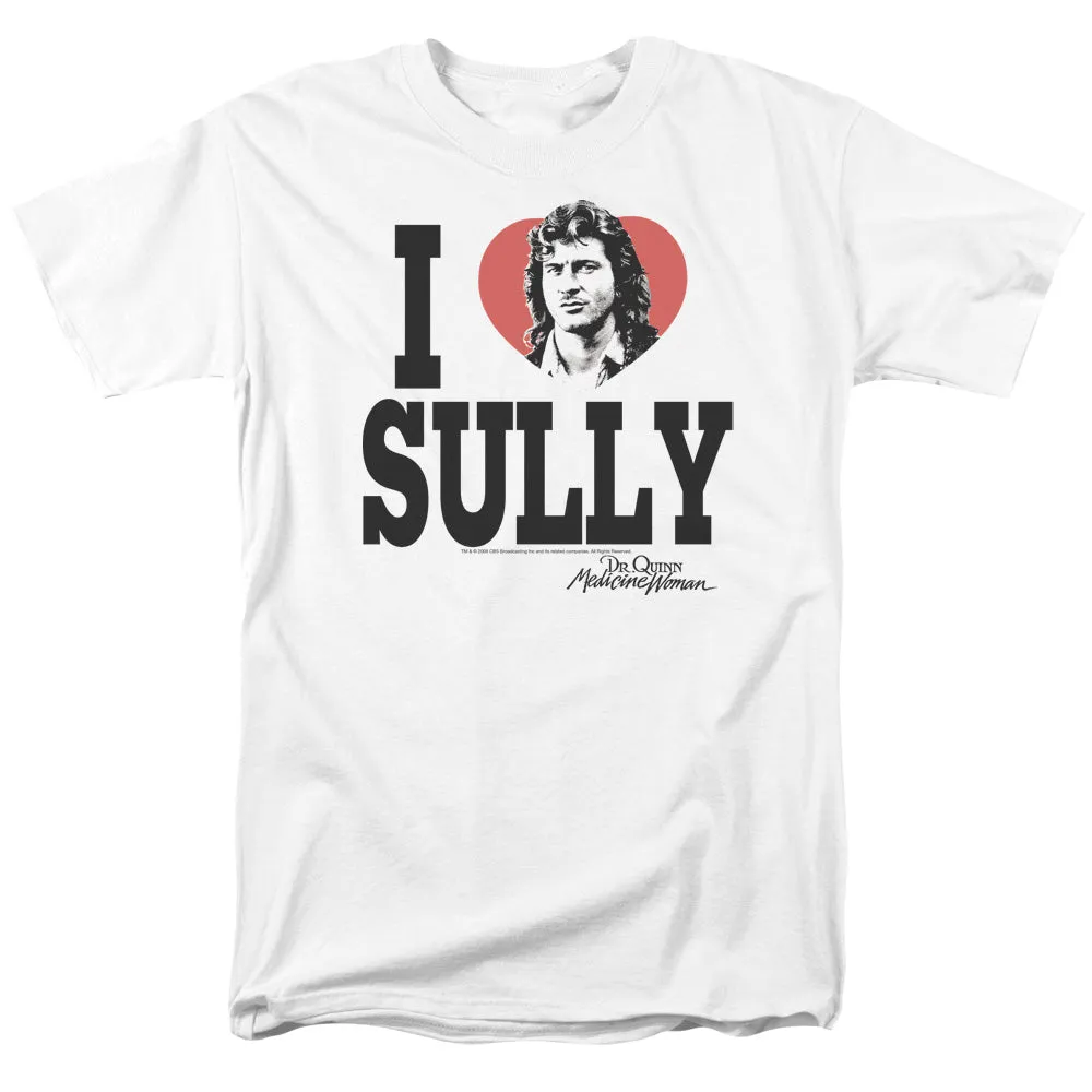 Dr Quinn I Heart Sully Mens T Shirt White