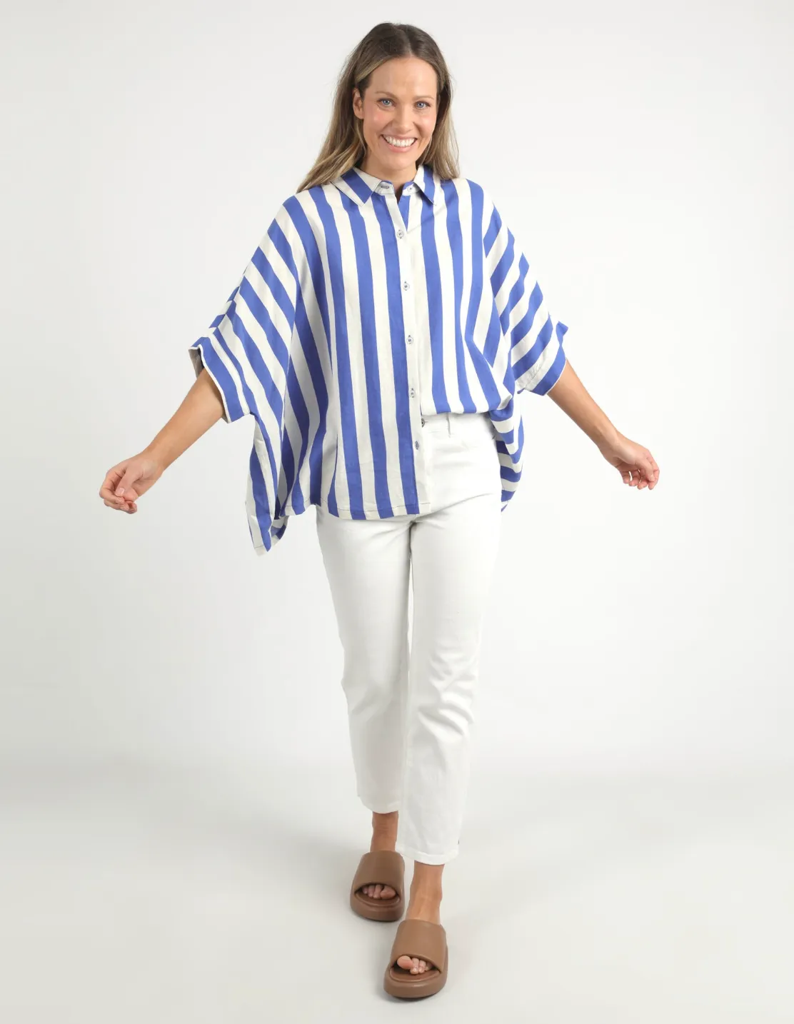 Stylish Elm Lifestyle Palermo Striped Casual Shirt