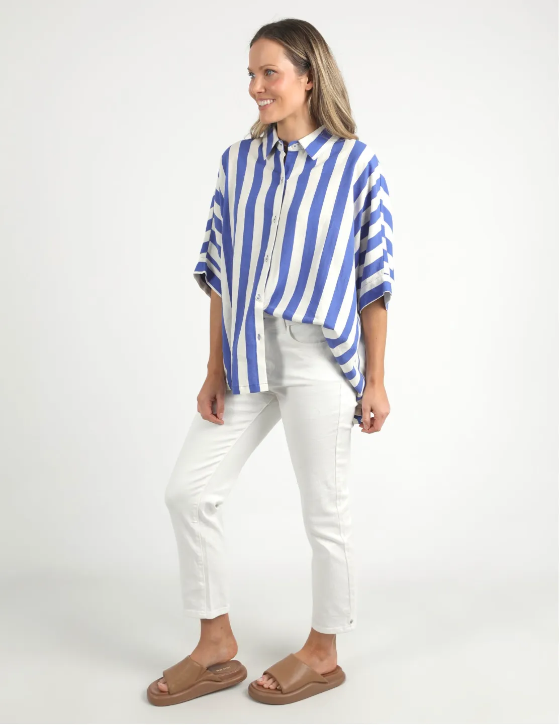 Stylish Elm Lifestyle Palermo Striped Casual Shirt