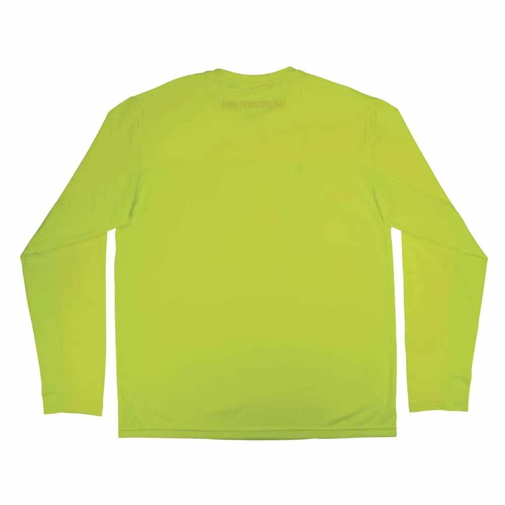 Ergodyne 12144 6689 L Lime Cooling Long Sleeve Sun Shirt with UV Protection