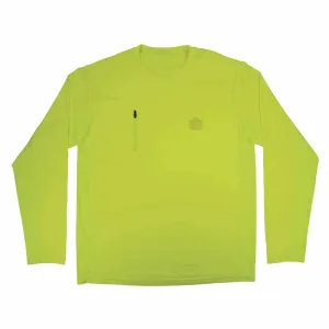 Ergodyne 12144 6689 L Lime Cooling Long Sleeve Sun Shirt with UV Protection