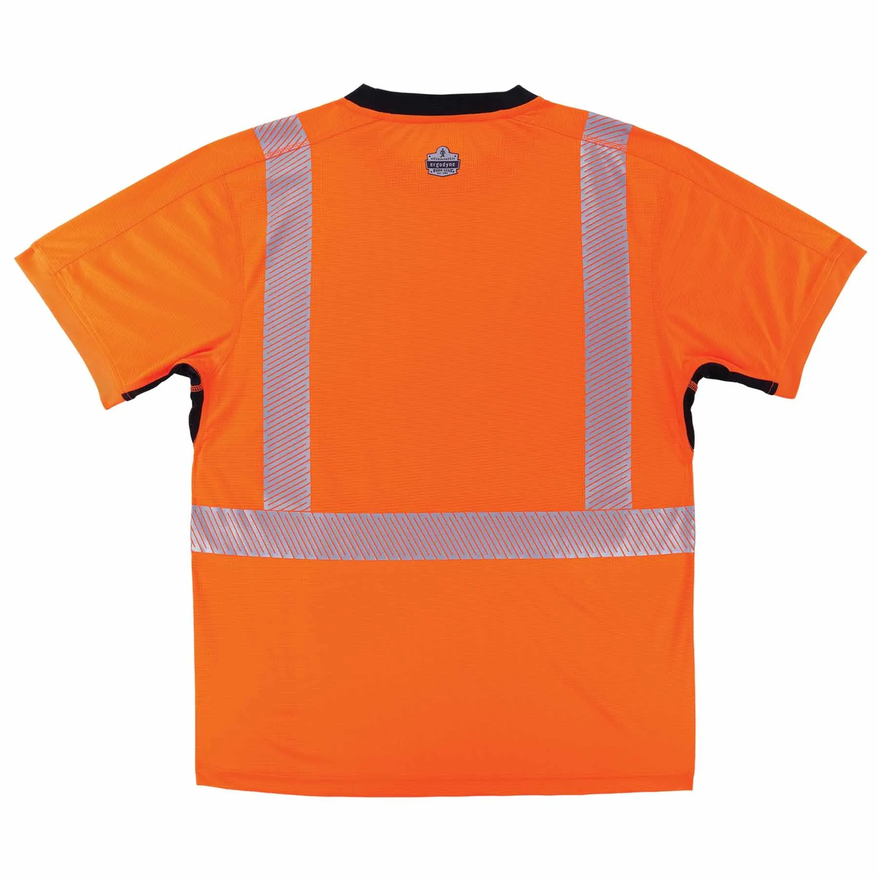 Ergodyne 23514 8283BK L Orange Class 2 Performance T-Shirt - Lightweight