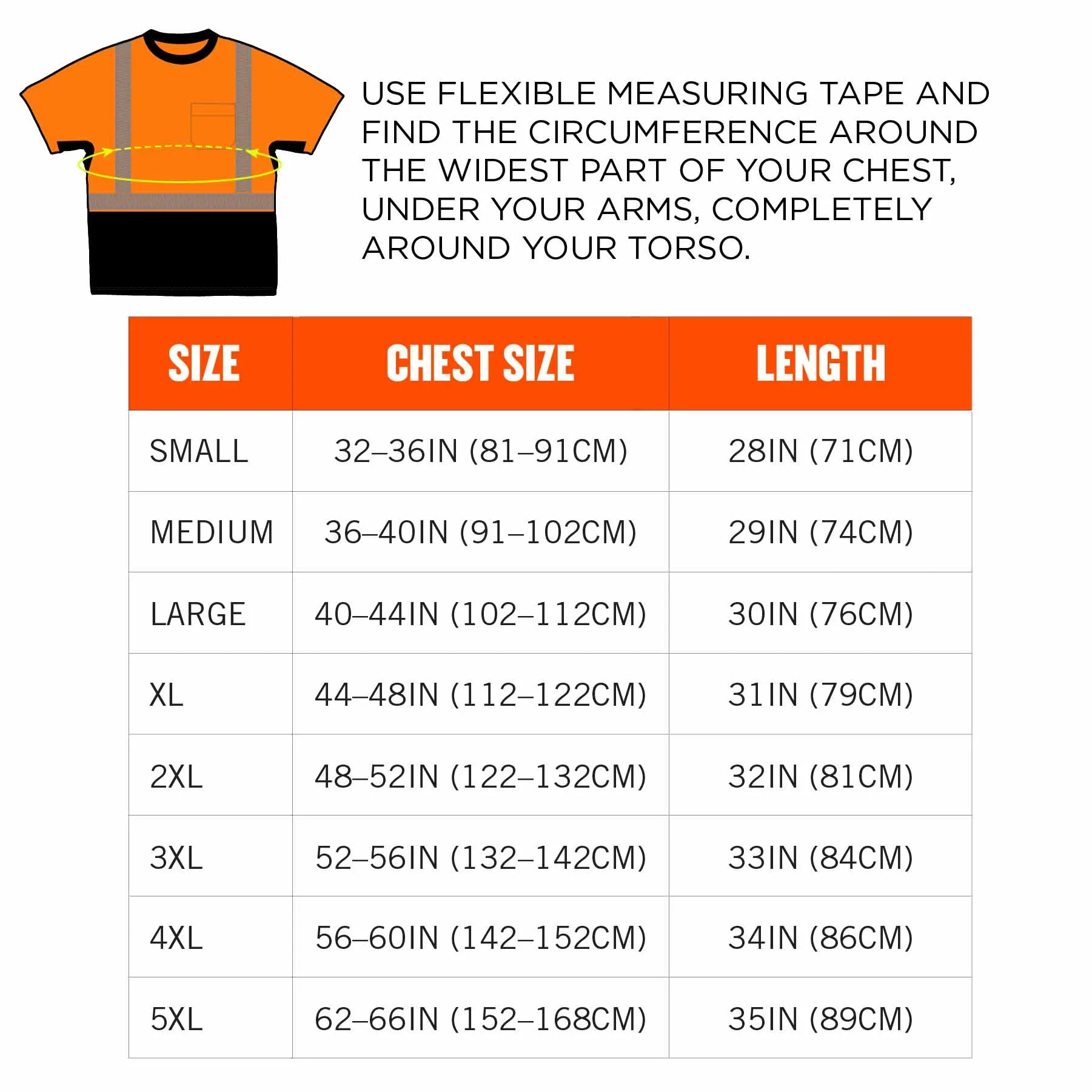 Ergodyne 23514 8283BK L Orange Class 2 Performance T-Shirt - Lightweight