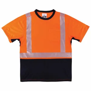 Ergodyne 23517 8283BK 3XL Orange Class 2 Performance T-Shirt - Lightweight