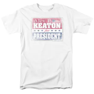 Family Ties Alex for President Mens T Shirt White