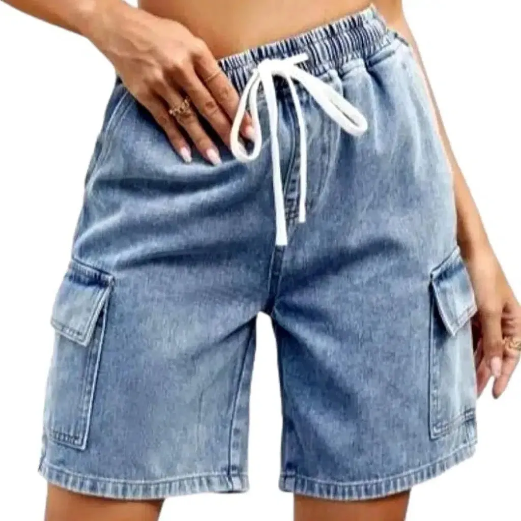 Fashion loose women's jeans shorts