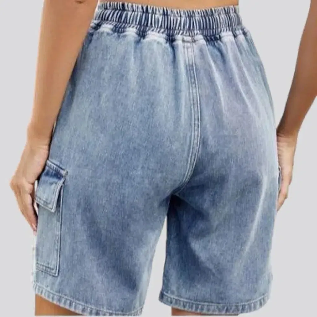 Fashion loose women's jeans shorts