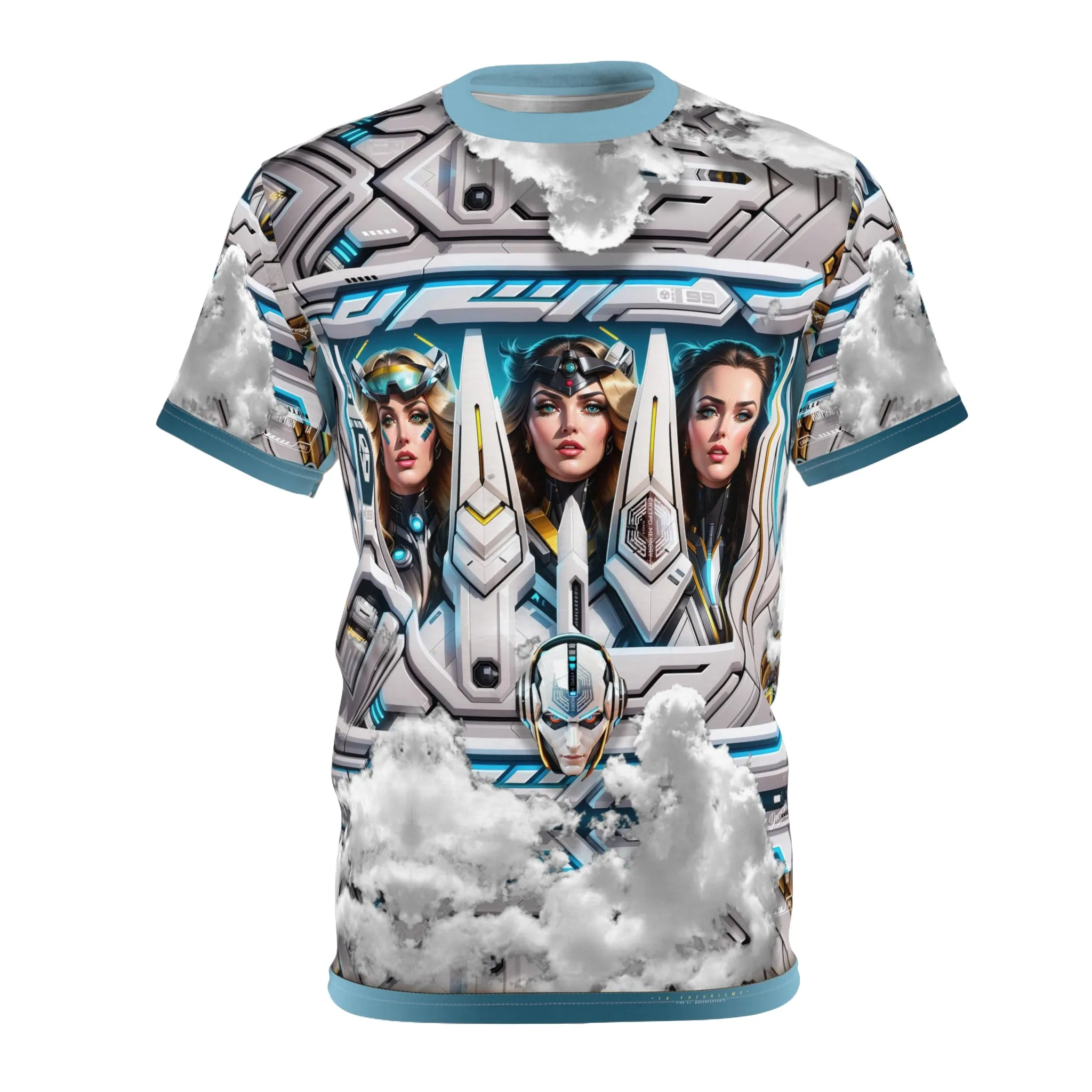 Future Dreams Unisex T-Shirt All over Print Tee Cosmic Divas Unisex T-Shirt | D20202