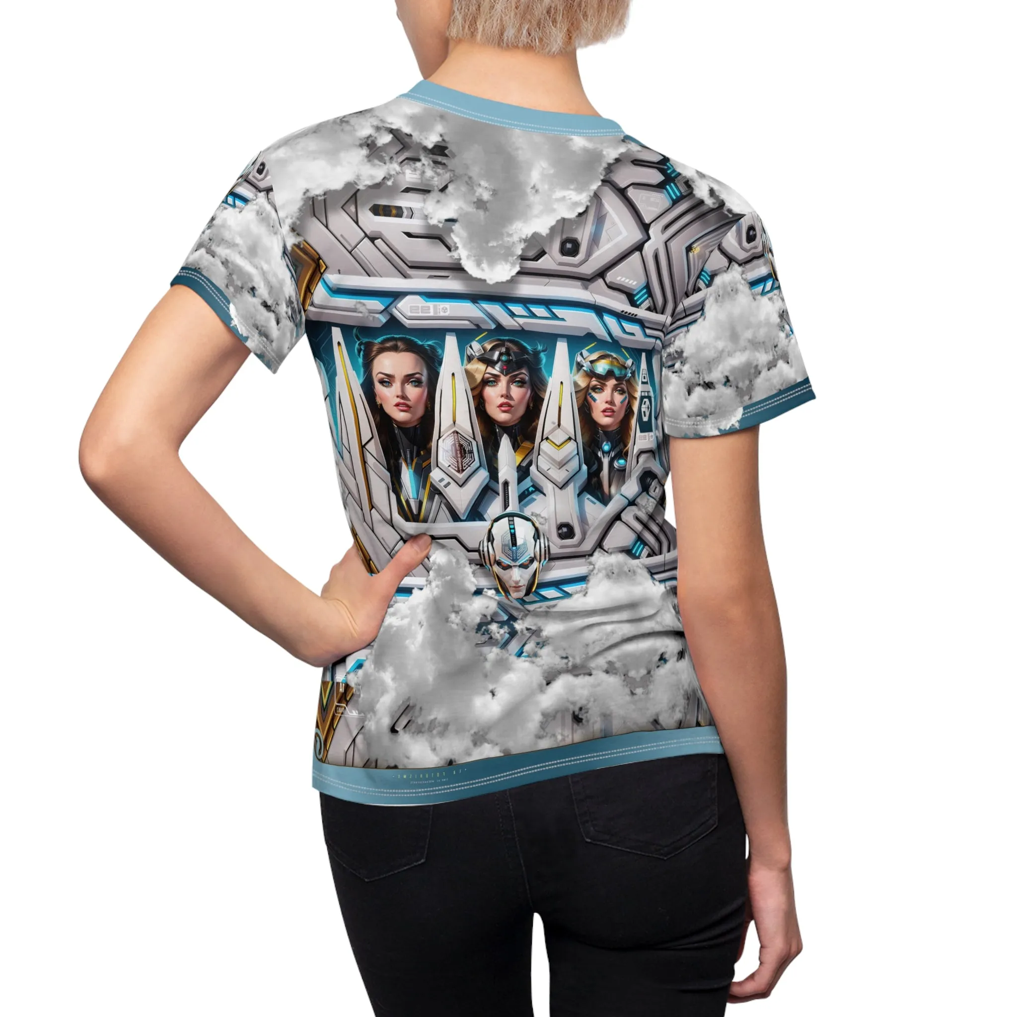 Future Dreams Unisex T-Shirt All over Print Tee Cosmic Divas Unisex T-Shirt | D20202