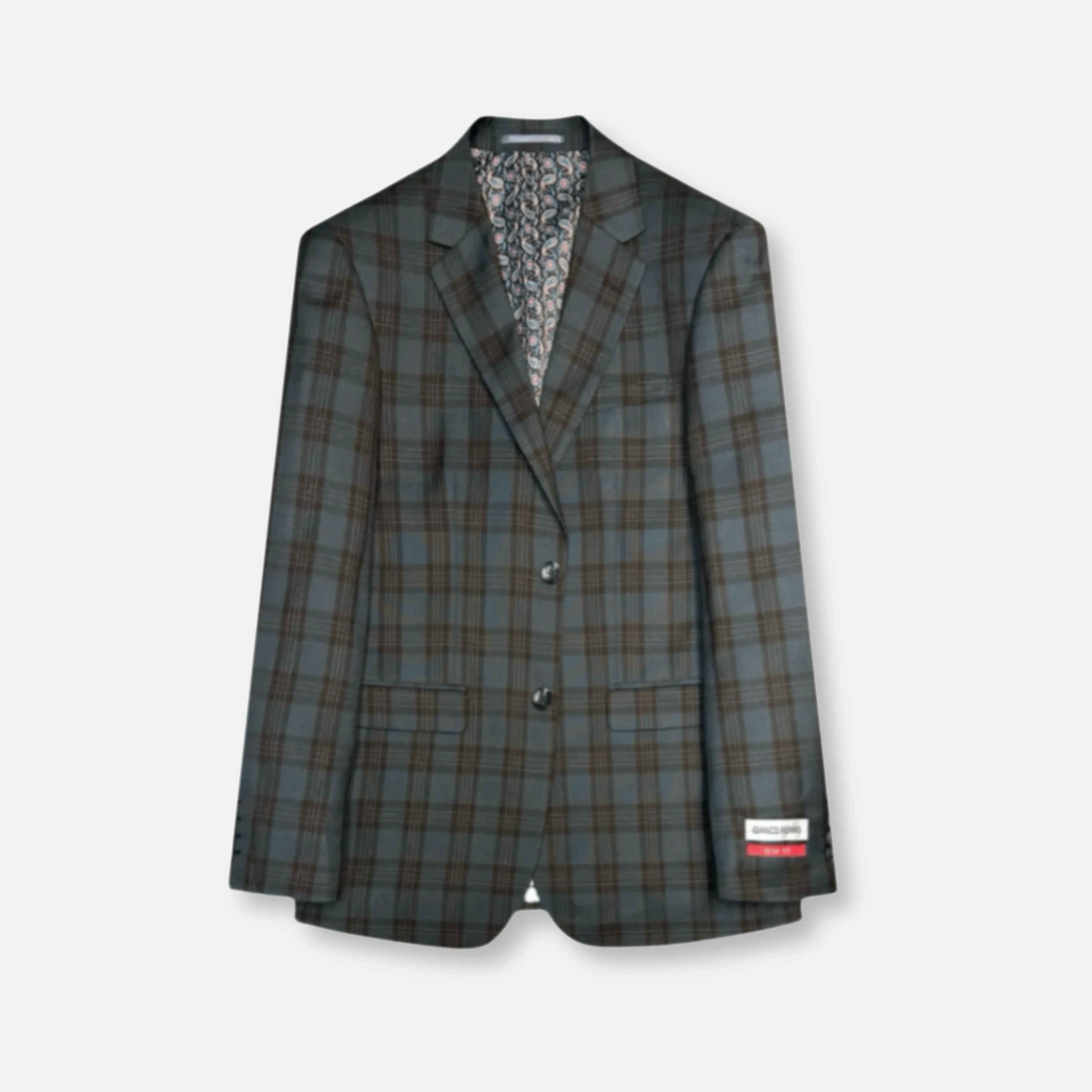 Gaffin Slim Plaid Suit