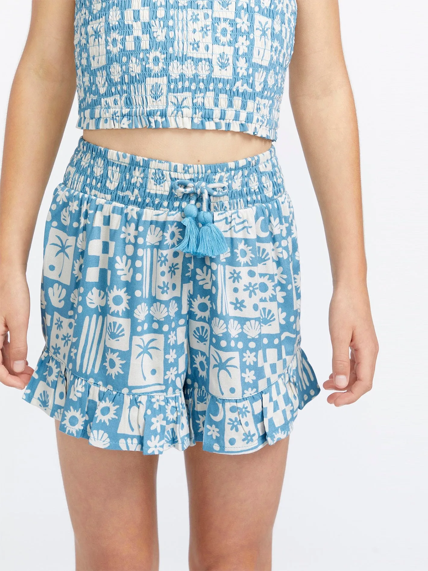 Girls Hangin' Loose Shorts - Laguna Blue