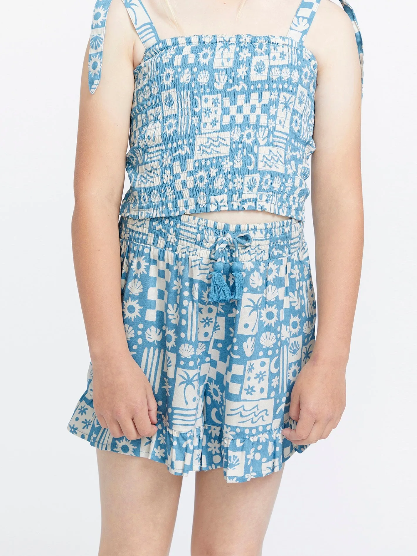 Girls Hangin' Loose Shorts - Laguna Blue