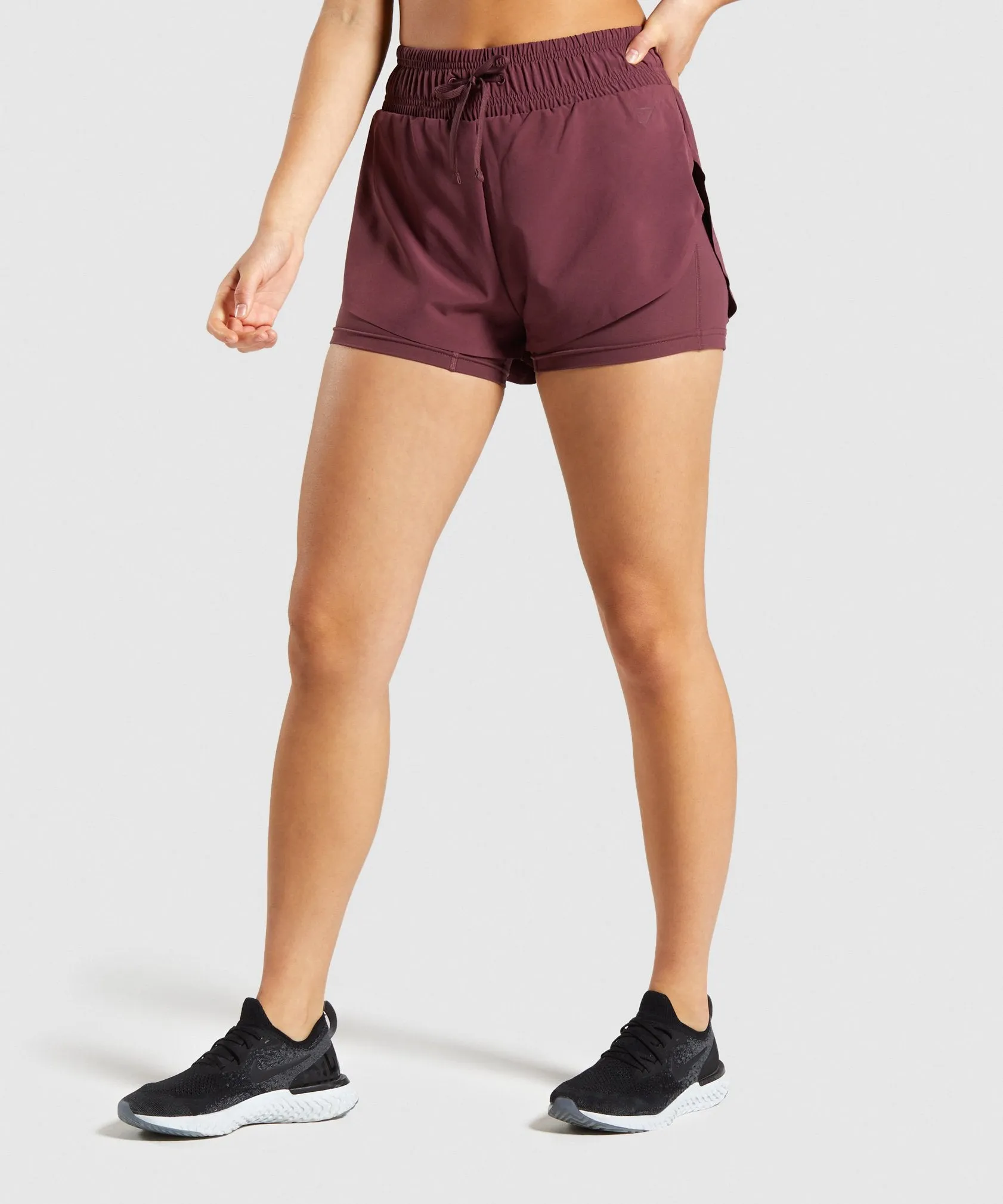 Gymshark Speed Shorts - Berry Red