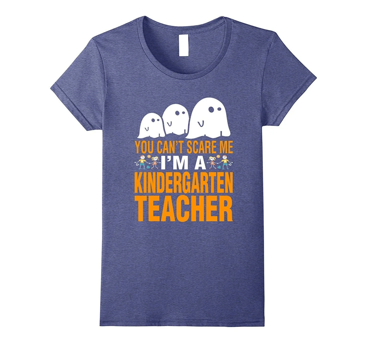 Halloween You Cant Scare Me I'm Kindergarten Teacher T-Shirt