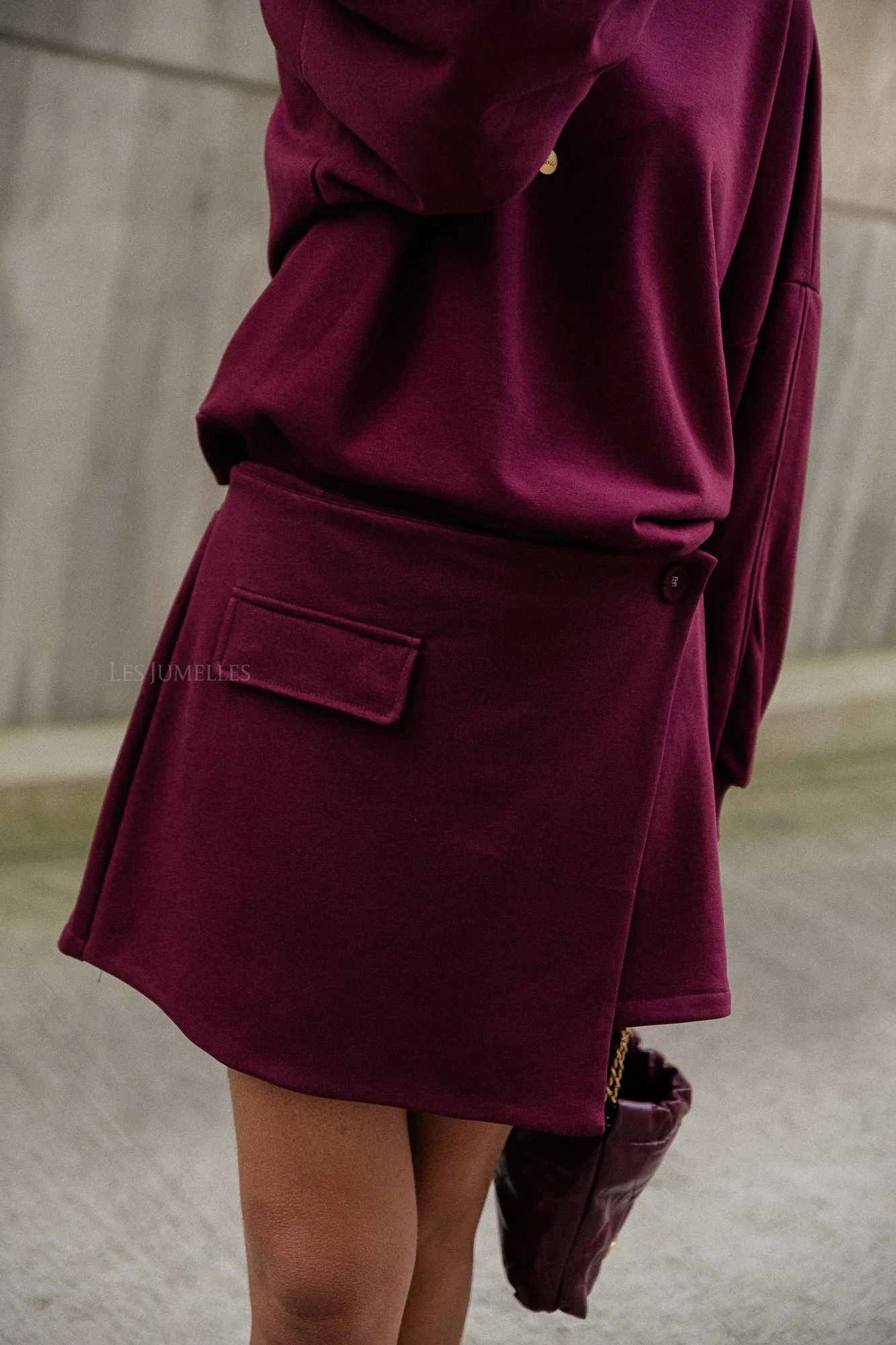 Jolie skort burgundy