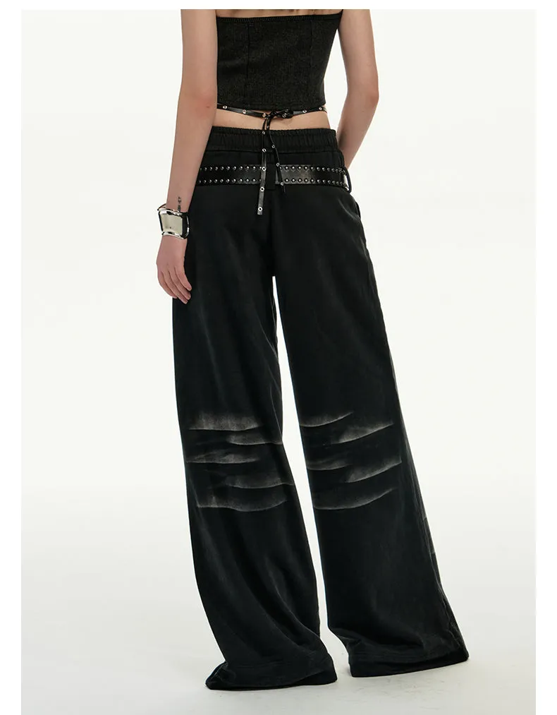 Loose Straight Wide Leg Casual Pants