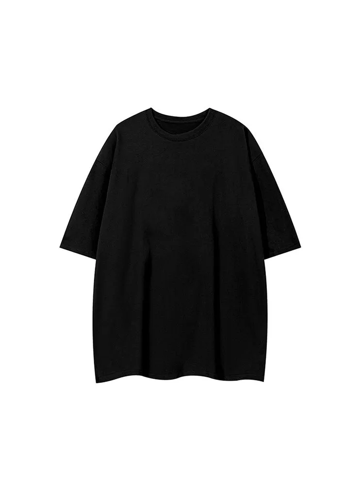 Men'S Solid Loose T-Shirts