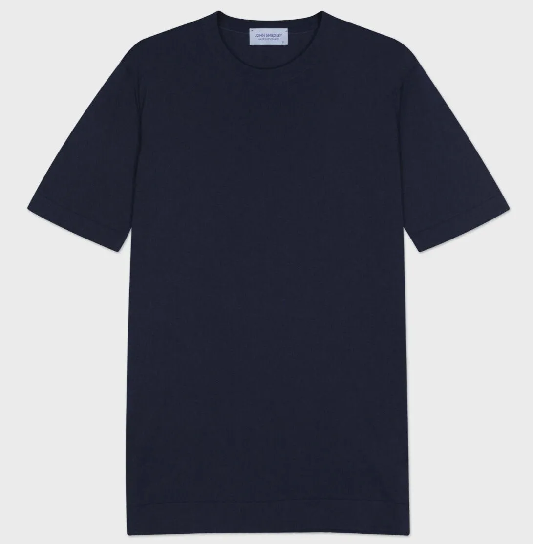 Navy Lorca Sea Island Cotton T-Shirt