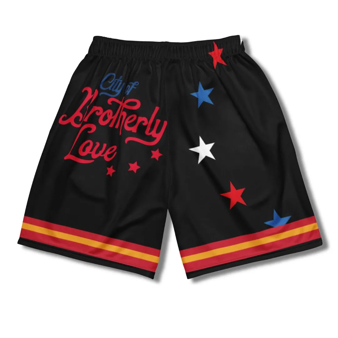 PHILLY BROTHERY LOVE MESH BASKETBALL SHORTS