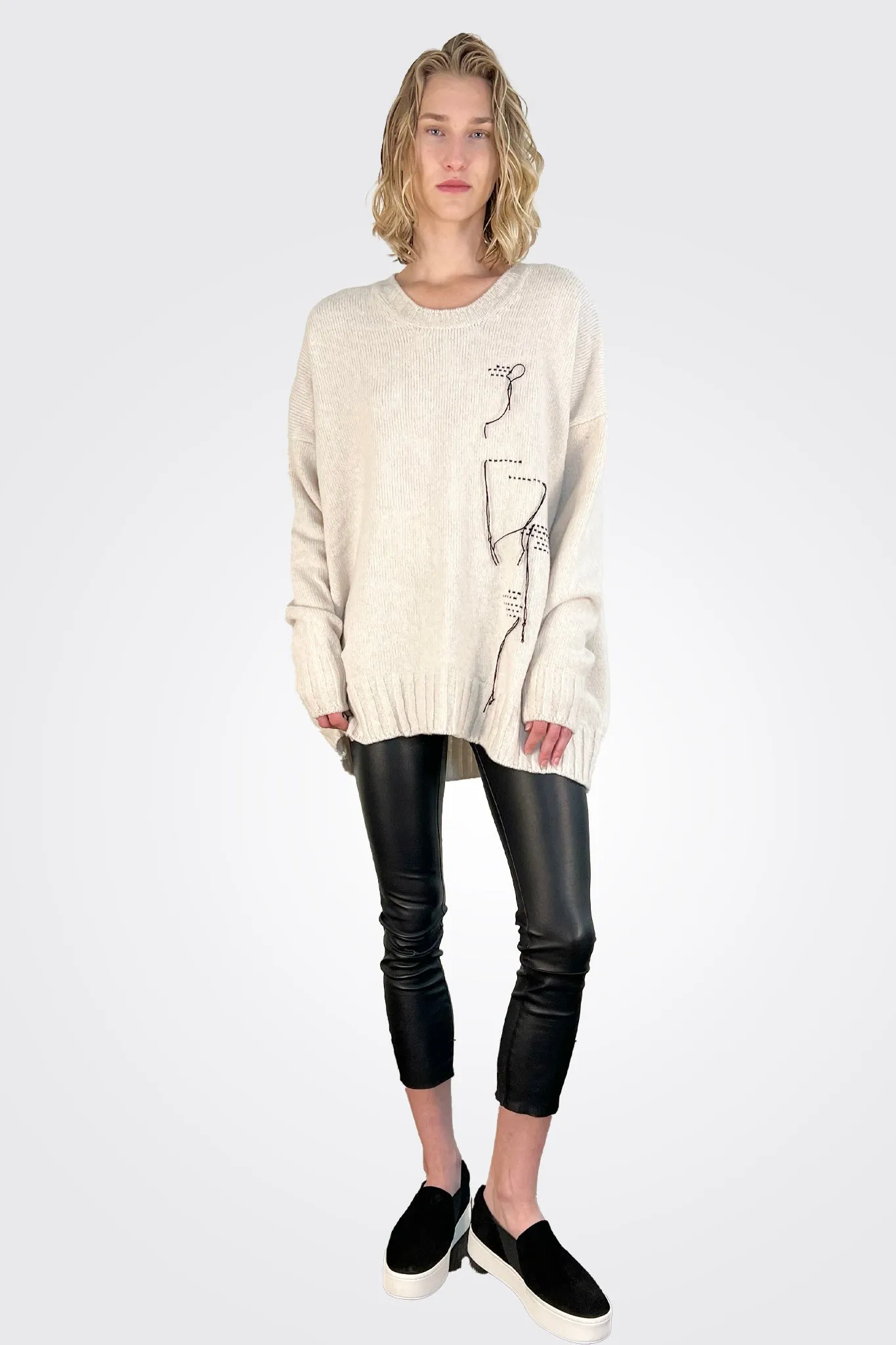 Pullover Sweater - Panna