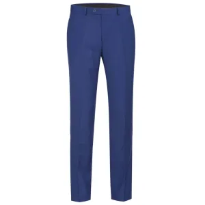 RENOIR Blue Slim Fit Flat Front Suit Separate Pants 201-20