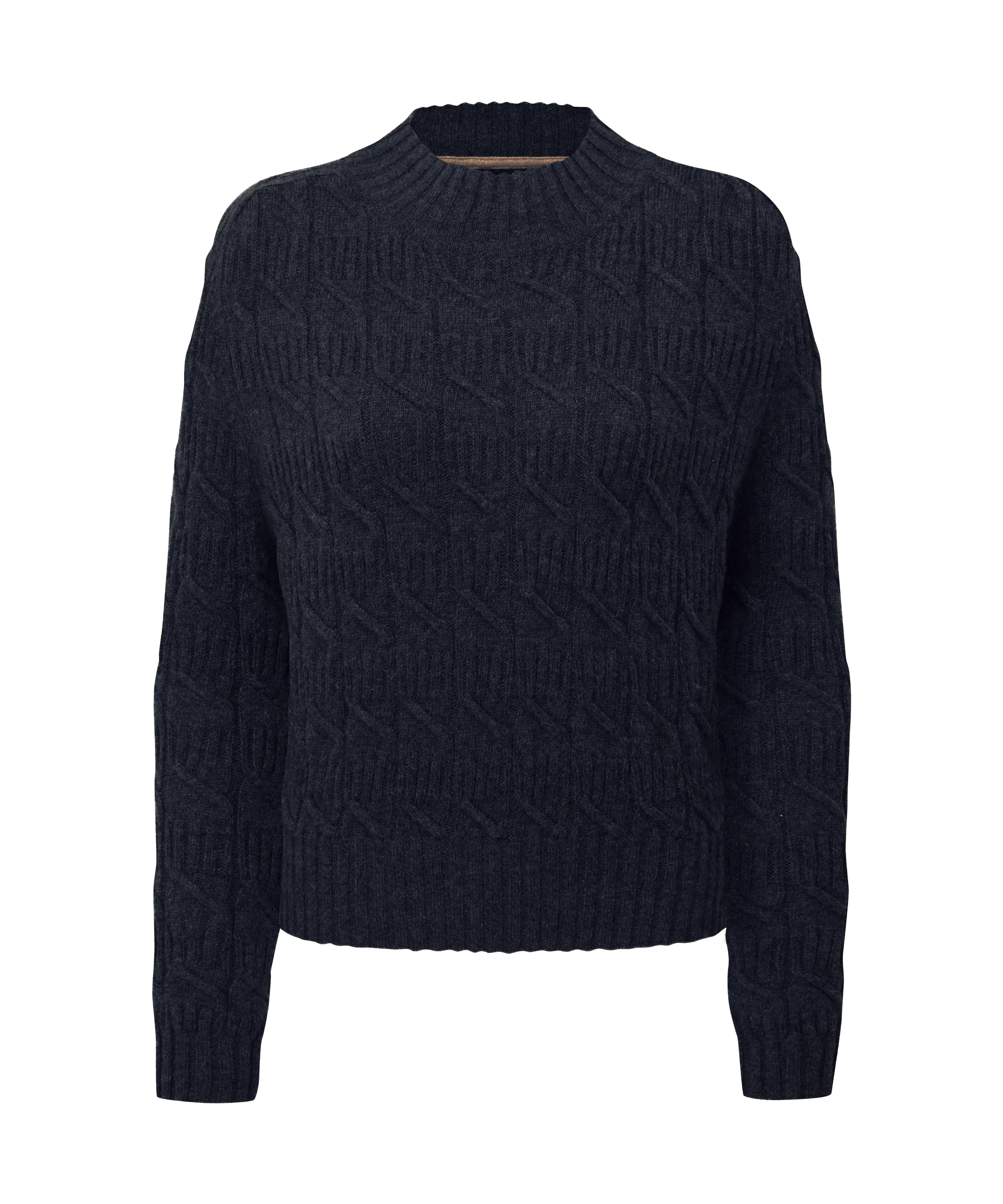 Sandsend Cable Jumper - Navy